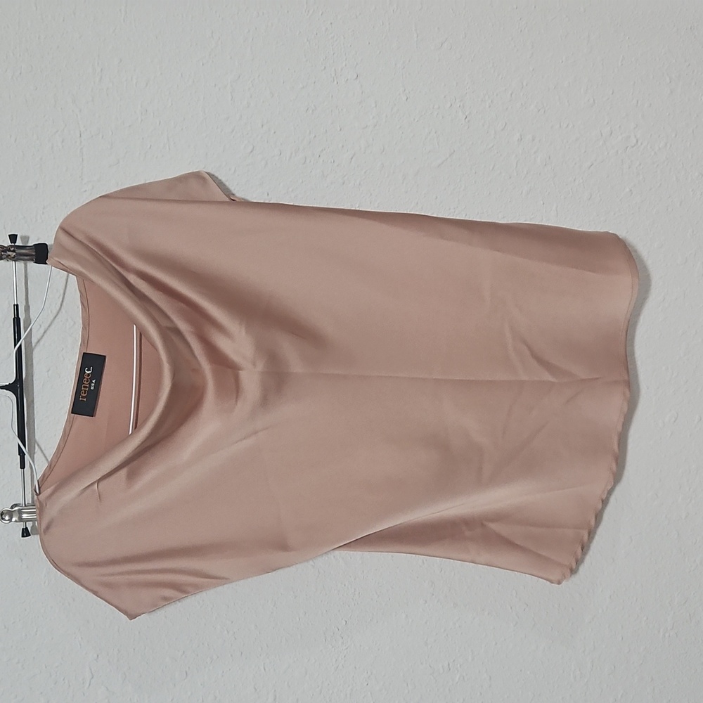 Silky tan top